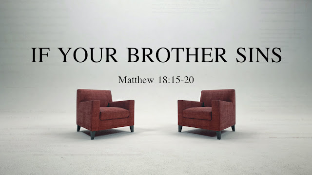 NEDEĽNÁ KATECHÉZA téma: Keď sa tvoj brat prehreší proti tebe   V dnešnom evanjeliu nás Ježiš nepriamo stavia pred otázku, čo chceme mať medzi sebou. Či to budú vzájomné krivdy, konflikty a hriechy, alebo to bude on sám. "Keď sa tvoj brat prehreší proti tebe," hovorí Ježiš, "choď a napomeň ho medzi štyrmi očami. Ak ťa počúvne, získal si svojho brata."