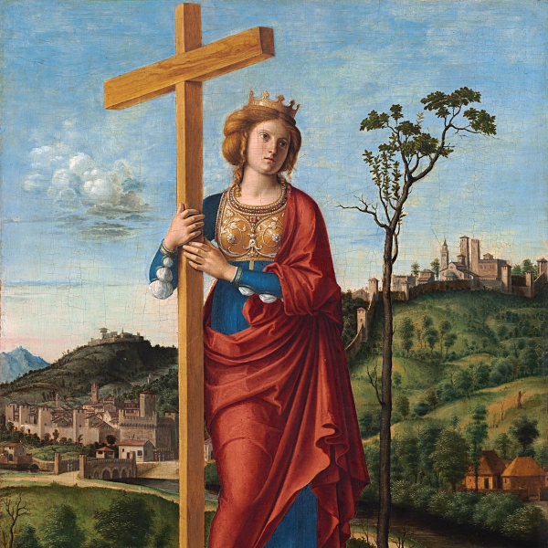 Svätá Helena; Cima da Conegliano: Sv. Helena, 1495, Národná galéria, Londýn