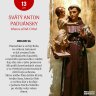 13. jún 2024 - Svätého Antona Paduánskeho, kňaza a učiteľa Cirkvi