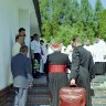 01.07.2000 J. Em. Ján Chryzostom kardinál Korec vykonal posviacku Kostola Božského Srdca Ježišovho v Jasenovom